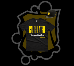 Calculated Procrastination Black and Yellow