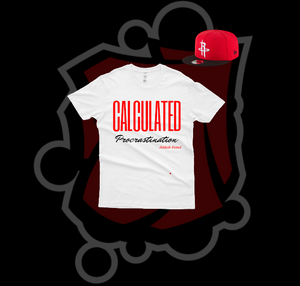 Calculated Procrastination White and Red